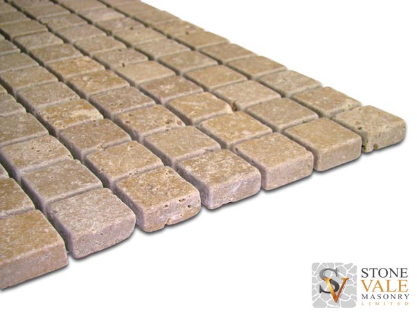 Noce Travertine Mosaic Tiles